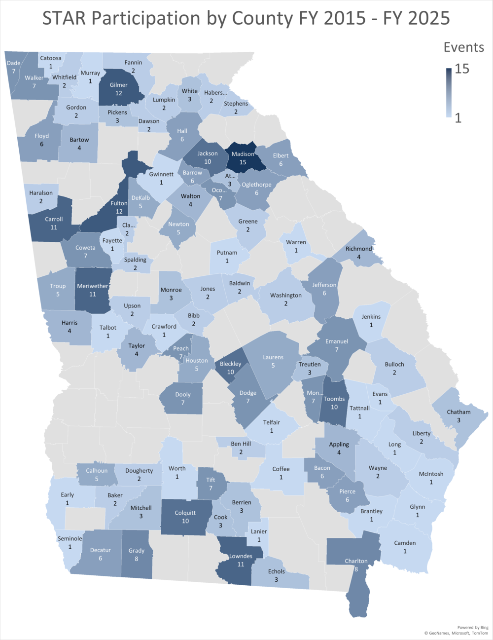 Since the start of the grant, 1,748,662 passenger tire equivalents (PTEs) have been removed and recycled statewide. Local governments have been reimbursed $5 million to cover the costs of removing, transporting, and processing the tires.